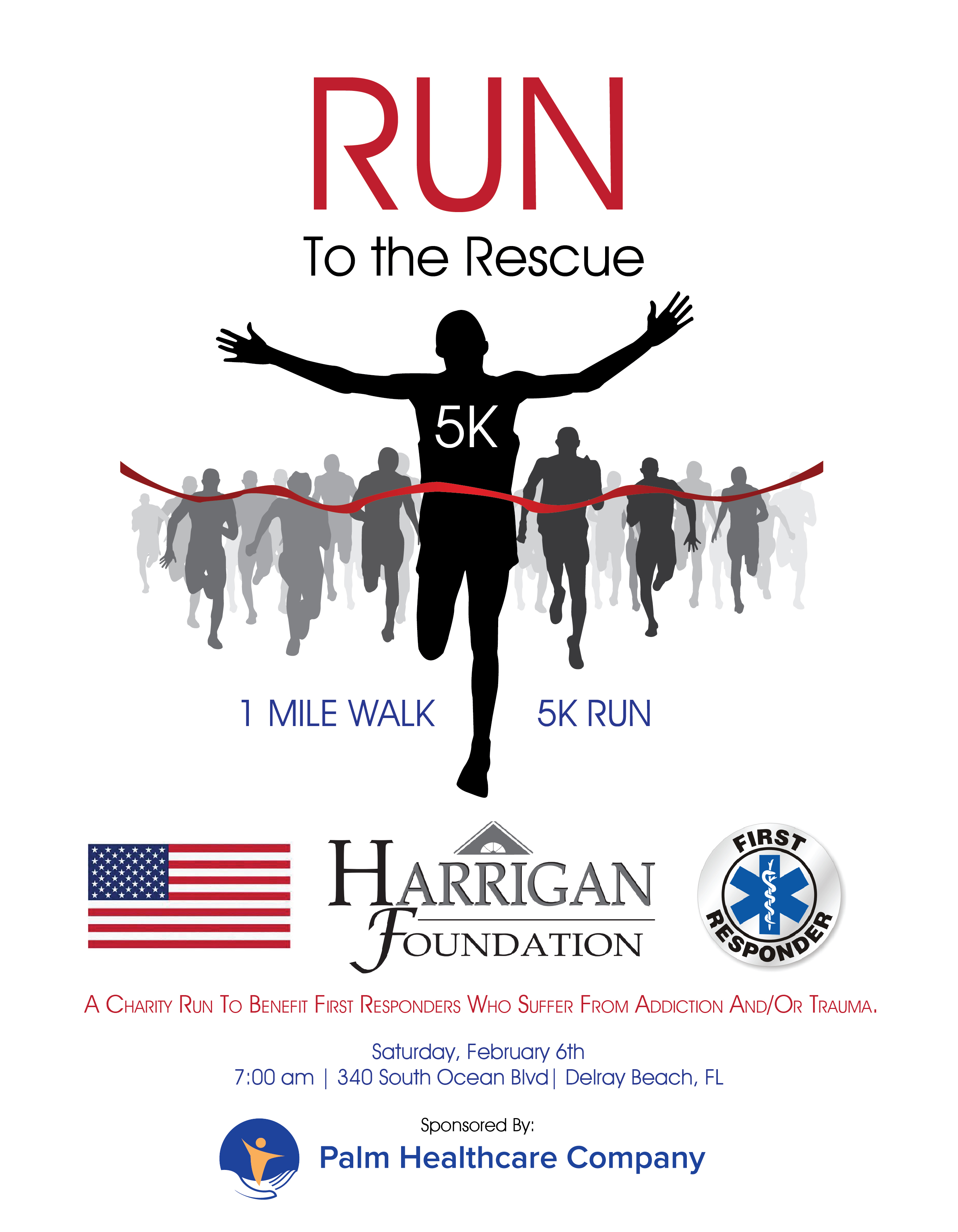 Run to the Rescue 5K/1 Mile Walk for First Responders Fighting Addiction